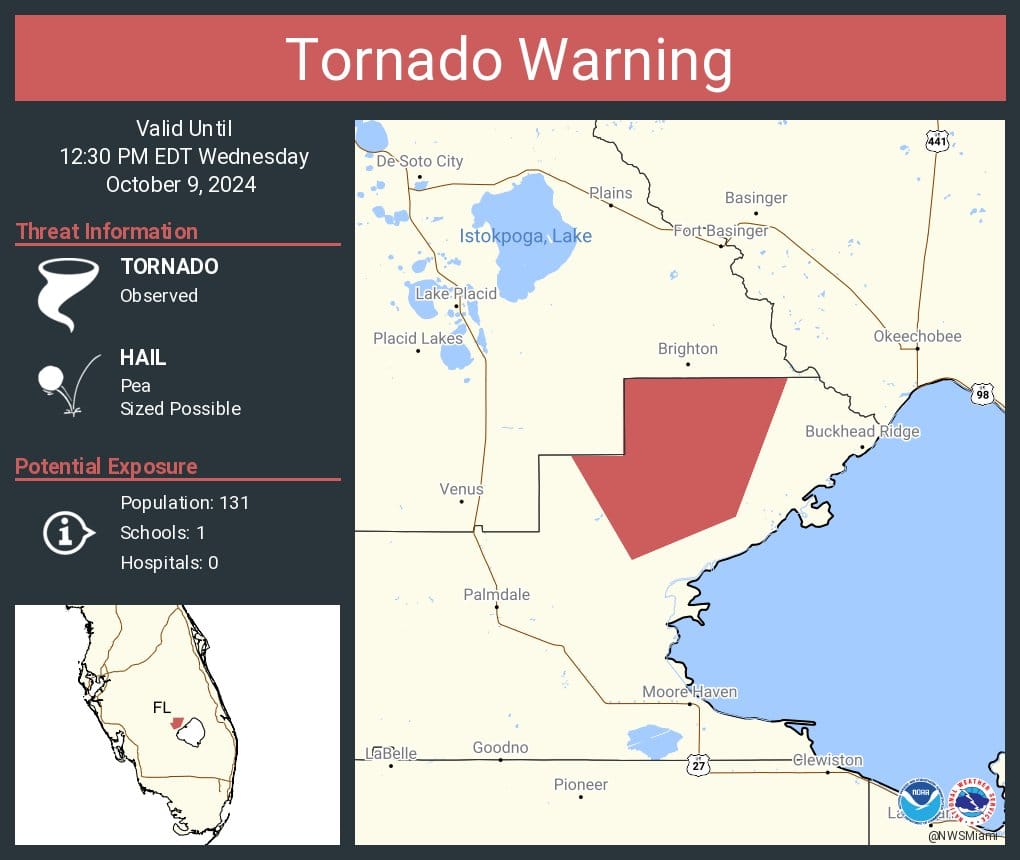 Tornado in Broward County Causes Chaos Amid Hurricane News USA Trends Tornado Florida (1)